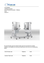 Cold Jet PE80 Pre-Installation Manual