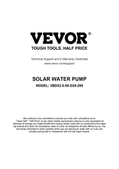 VEVOR 3BDS2.0-50-D24-250 Manual