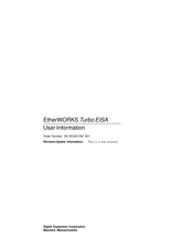 Digital Equipment EtherWORKS Turbo EISA User Information
