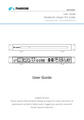 PeopleLink Impact ProCodec User Manual