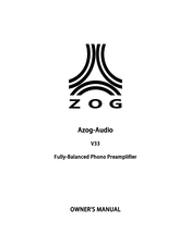 azog-audio V33 Owner's Manual