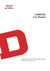 Delixi CDB6LESi User Manual
