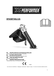 X-PERFORMER XPASBT40LI-2A Original Instructions Manual