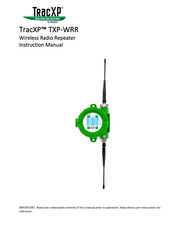 Macurco TracXP TXP-WRR Instruction Manual