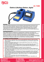 BGS technic BGS 74486 Instruction Manual