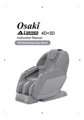 Osaki 4D Manhattan Duo Mech Instruction Manual