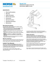 Morse 510 Manual