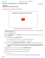Bowflex T18i Troubleshooting Manual
