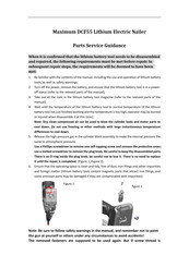 Maximum DCF55 Guidance
