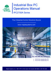 Maple Systems IPC2770A Operation Manual