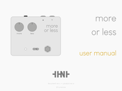 homenoise more or less User Manual