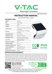 V-TAC 7523 Instruction Manual