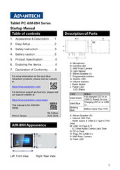 Advantech AIM-89H Series Startup Manual