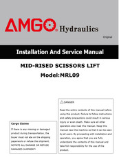 AMGO Hydraulics MRL09 Installation And Service Manual