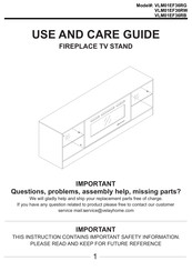 Valuxhome VLM01EF36RG Use And Care Manual