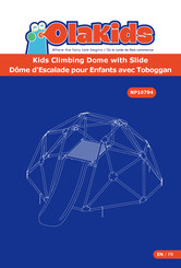 OLAKIDS Kids Climbing Dome with Slide Manual