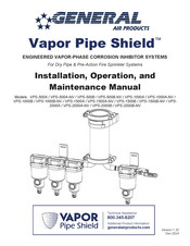 General Air Products Vapor Pipe Shield VPS-1000A-NV Installation, Operation And Maintenance Manual