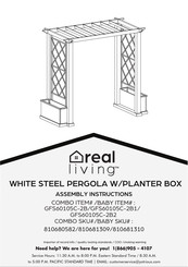 real living 810681309 Assembly Instructions Manual