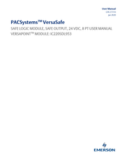 Emerson PACSystems VersaSafe VERSAPOINT IC220SDL953 User Manual