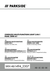 Parkside 461494 2307 Operation And Safety Notes