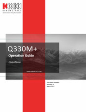 Kinemetrics Quanterra Q330M+ Operation Manual