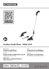 Parkside 385633 2107 Translation Of The Original Instructions