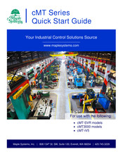 Maple Systems cMT3102Xv2-CODESYS Quick Start Manual