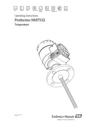 Endress+Hauser Prothermo NMT532 Operating Instructions Manual