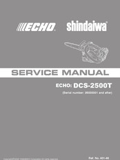 Yamabiko shindaiwa DCS-2500T Service Manual