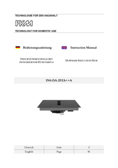 Pkm IN4-DA-2FZA++A Instruction Manual