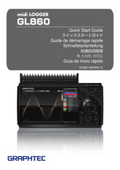 GRAPHTEC midi LOGGER GL860 Quick Start Manual
