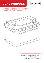 ACCURAT DUAL PURPOSE D135 Instruction Manual