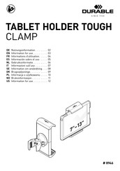 DURABLE 8946 Information For Use