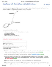 Bowflex Max Trainer M7 Troubleshooting Manual