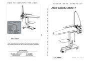 JUKI JEUX SAKURA IRON-T Use And Instruction Manual