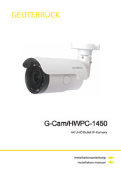 Geutebruck G-Cam HWPC-1450 Installation Manual