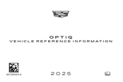 Cadillac Optiq 2025 Quick Reference Information