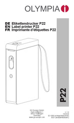 Olympia P22SW Manual