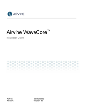 AIRVINE WaveCore WC-1000RH-RW Installation Manual