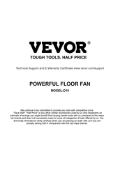 VEVOR D10 Manual