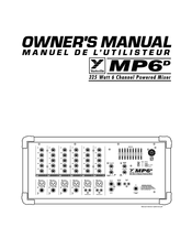 YORKVILLE MP6D Series Owner's Manual