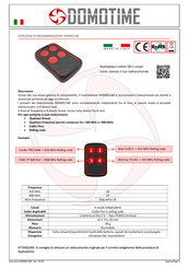 Domotime HERMES.MF Programming Instructions Manual