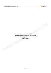 MettaX MC904 Installation & User Manual