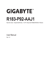 Gigabyte R183-P92-AAJ1 User Manual