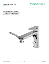 aquabrass Must 56074 Installation Manual