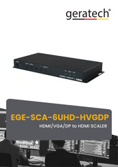 geratech EGE-SCA-6UHD-HVGDP Manual