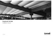 Corradi Pergotenda 100 2009 Installation Manual