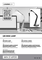 LIVARNO LUX 316950 Operation And Safety Notes