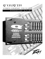 Peavey Q 131 Operating Manual