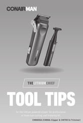 Conair MAN LITHIUM CHIEF CM8800A Manual